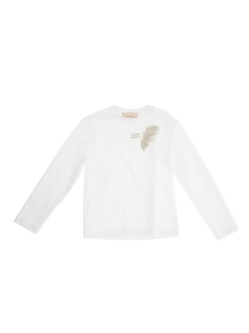 T-shirt, bambina, logata. ELISABETTA FRANCHI | EFTS275 0 JE0060004